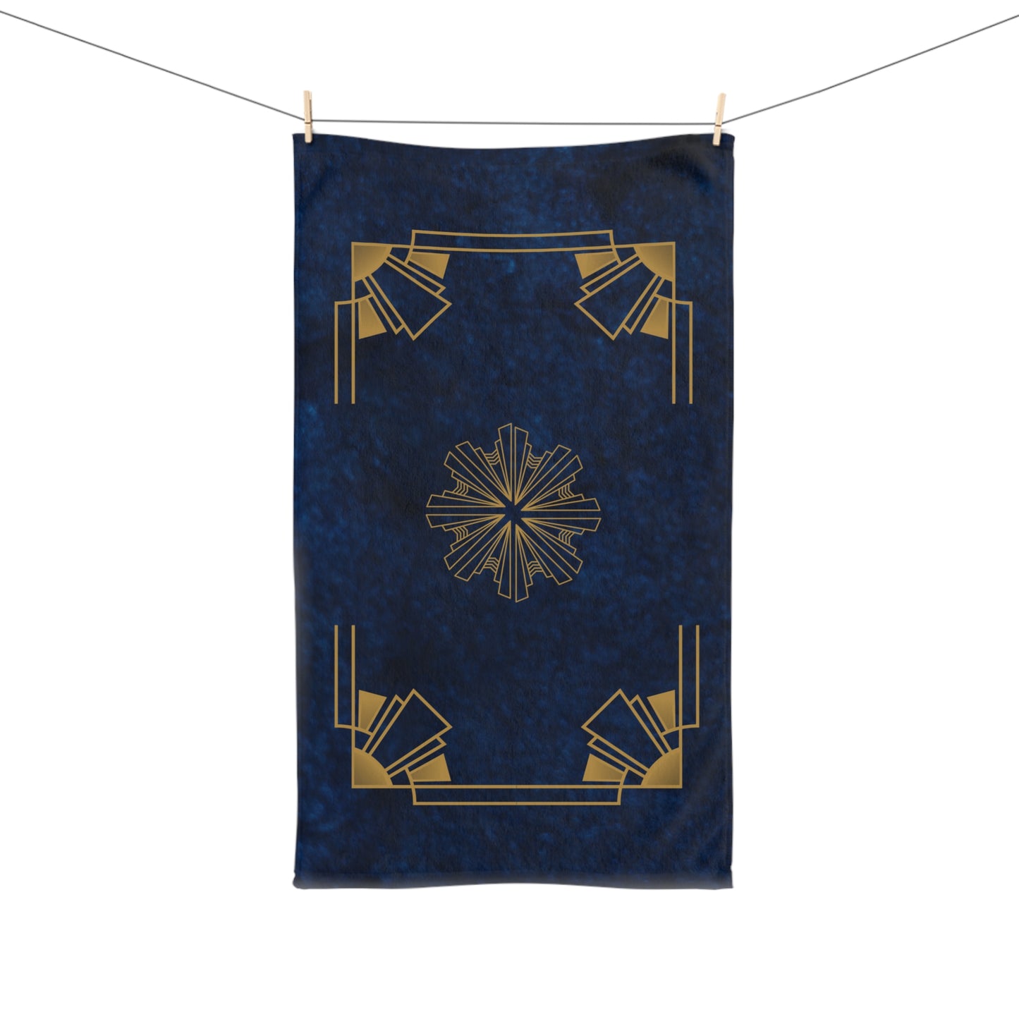 Midnight Luxe (Cobalt Blue) Hand Towel
