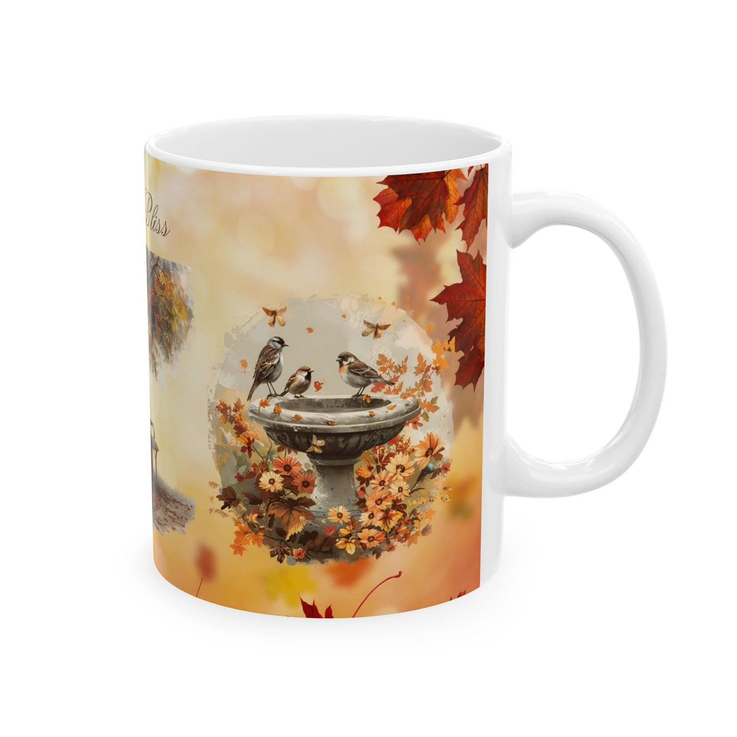 Autumn Bliss Ceramic Mug, (11oz, 15oz)