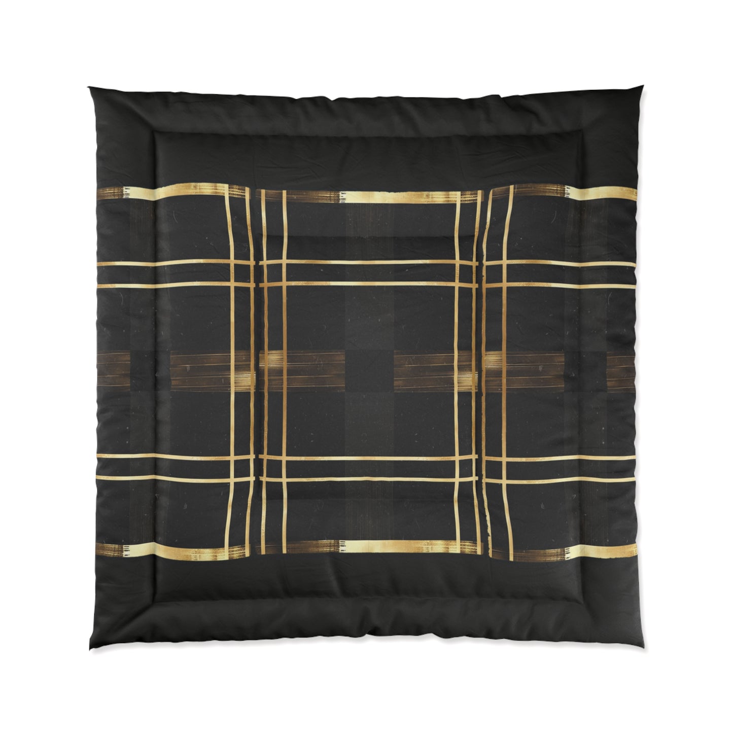 Noir and Gold Glam Comforter