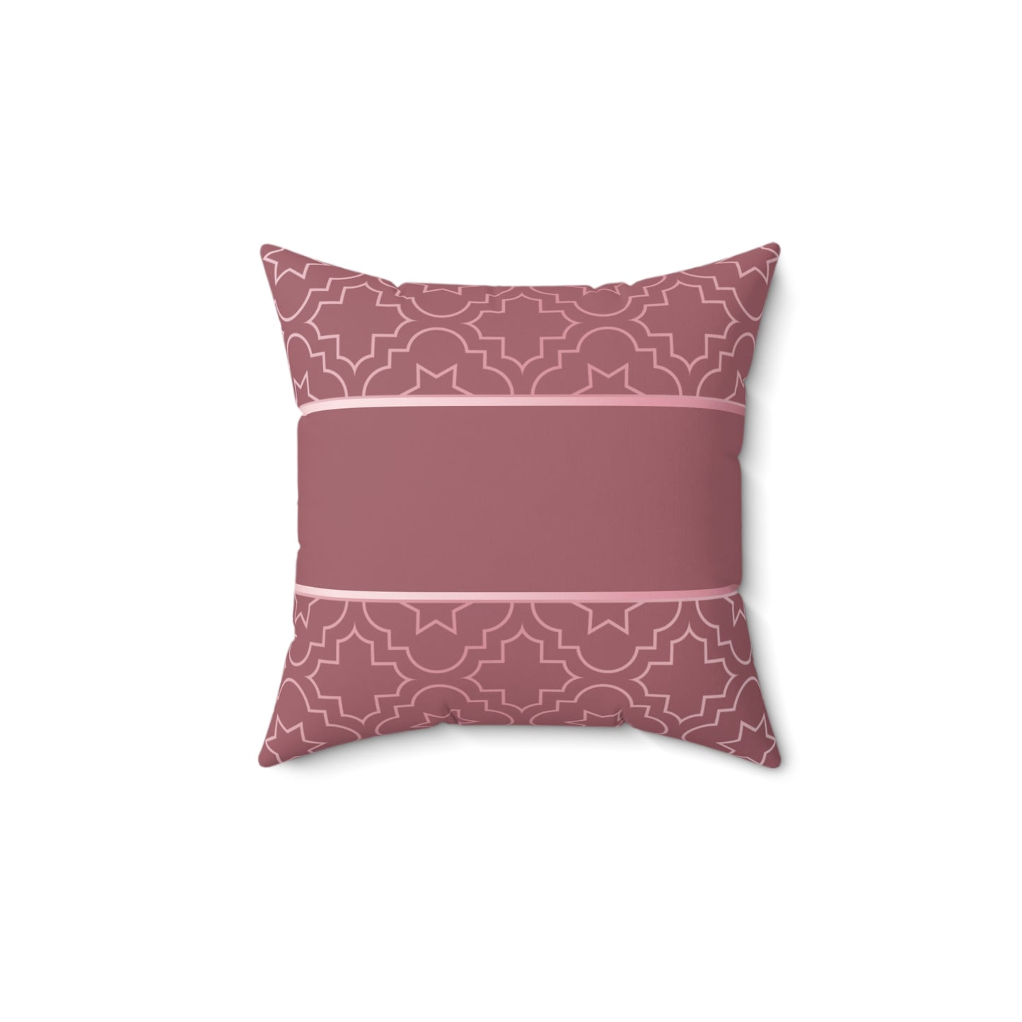 Blush of Rose Square Pillow