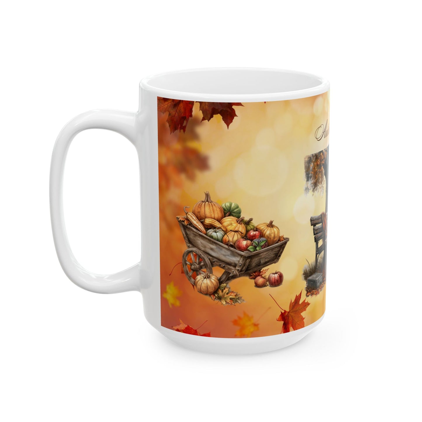 Autumn Bliss Ceramic Mug, (11oz, 15oz)
