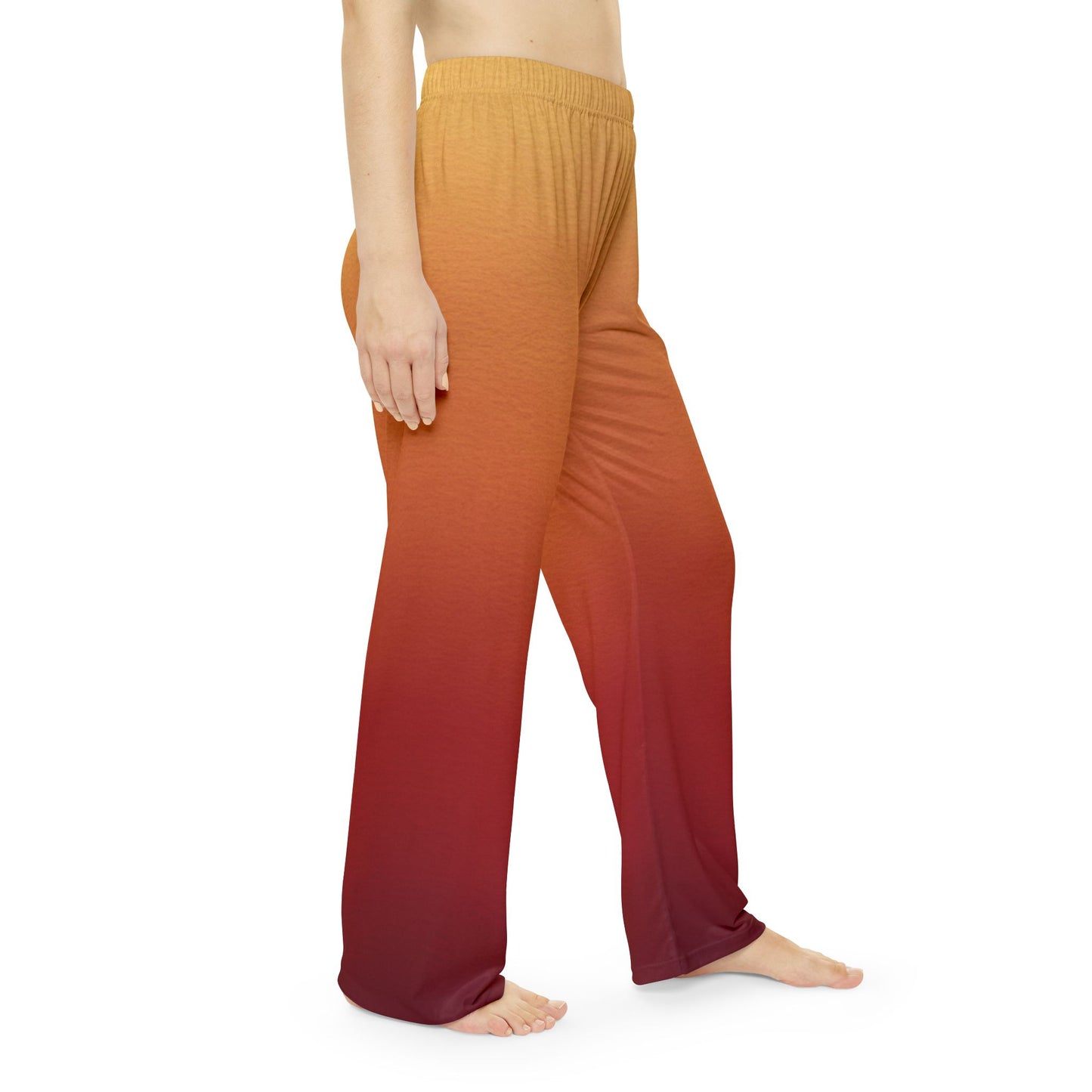 Golden Merlot Women's Pajama Pants (AOP)