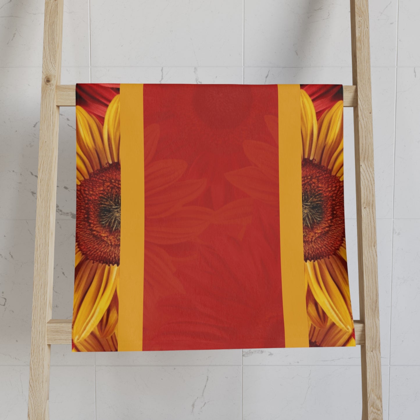 Crimson Gold Hand Towel
