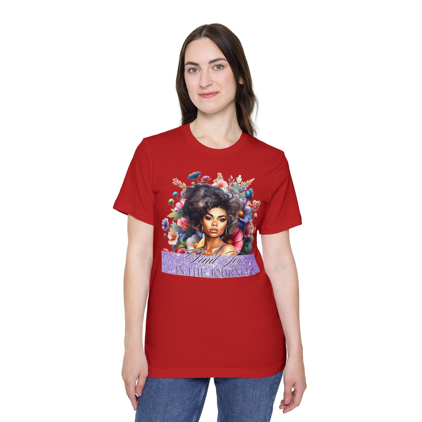 Portrait Graphic T-Shirt — "In The Journey" Inspirational Women’s Tee