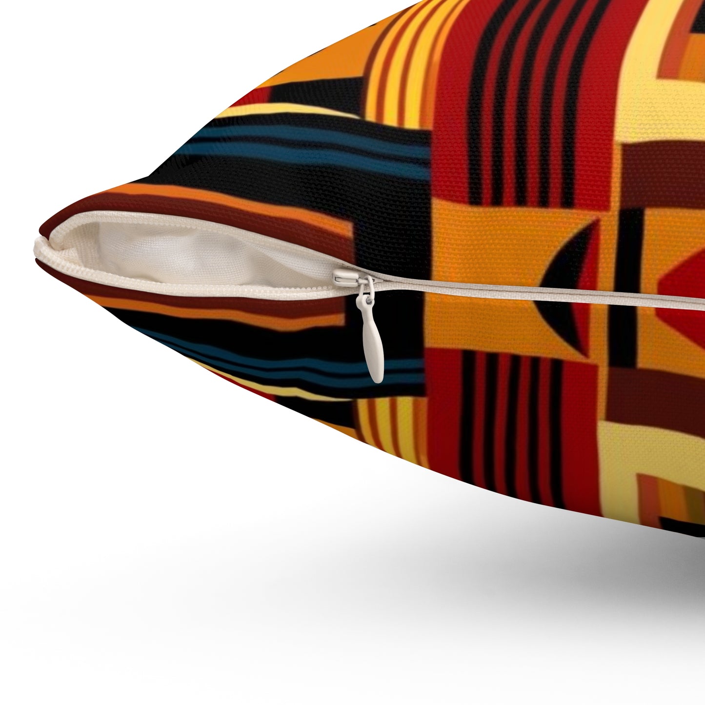 African Canvas 2 Spun Polyester Square Pillow