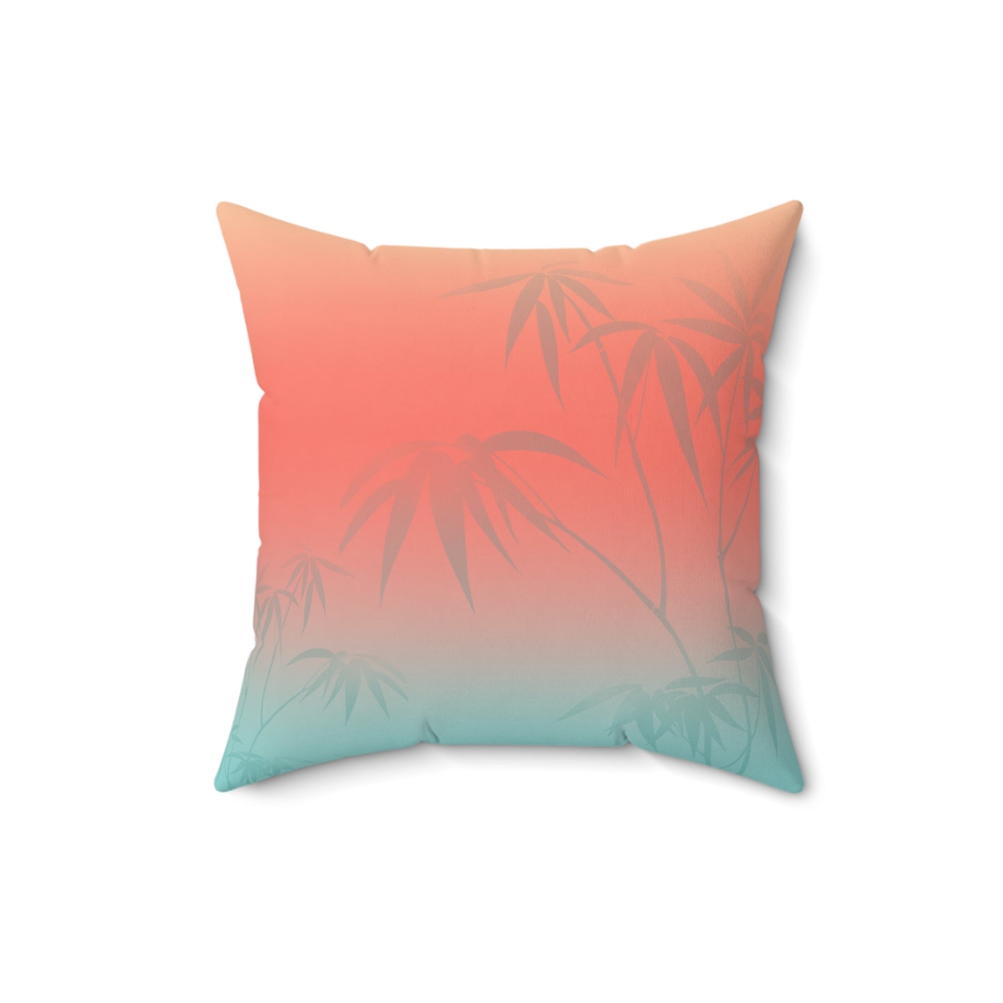 TropiCalm Bamboo Sunset Decorative Pillow