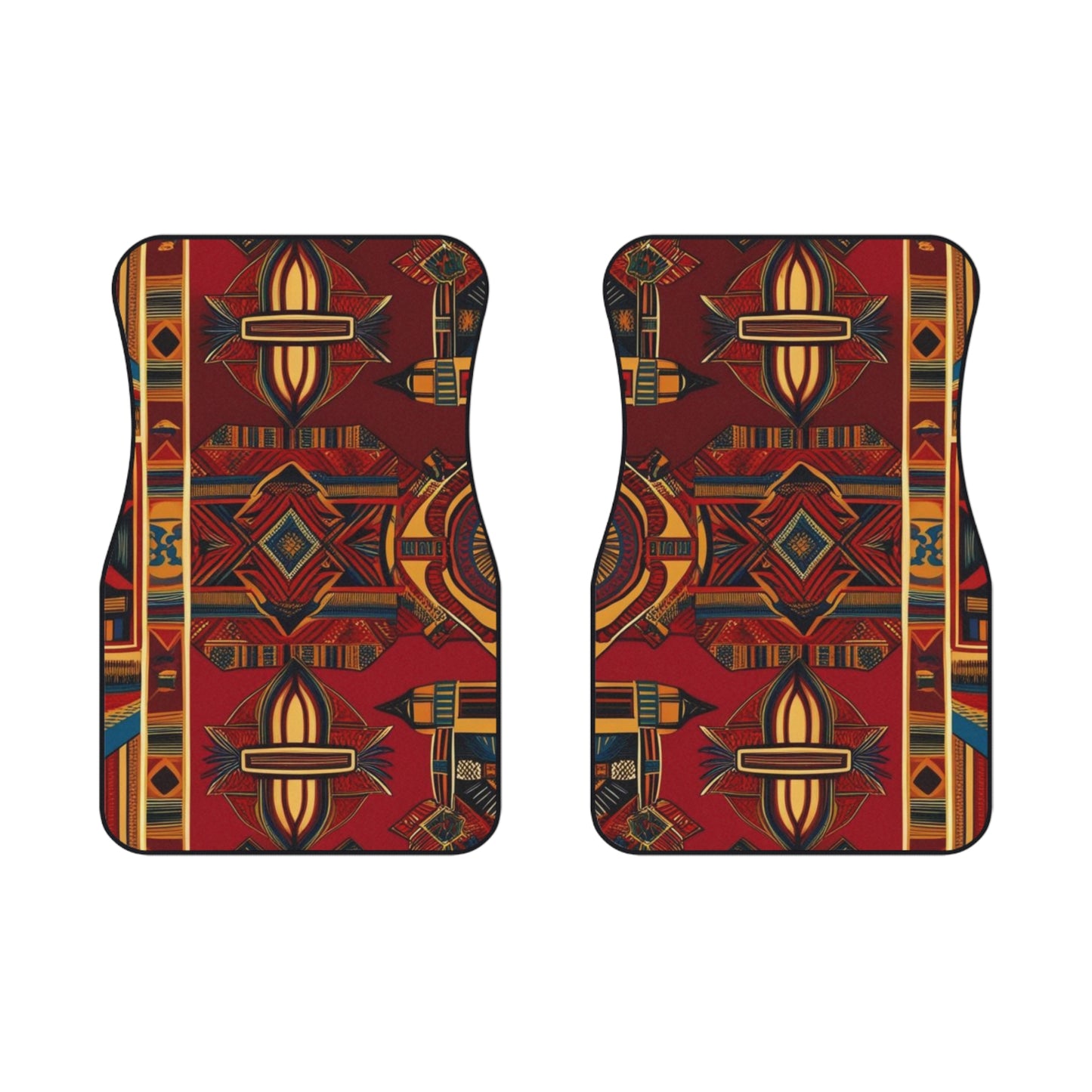 African Canvas 1 Car Mats (2x Front)