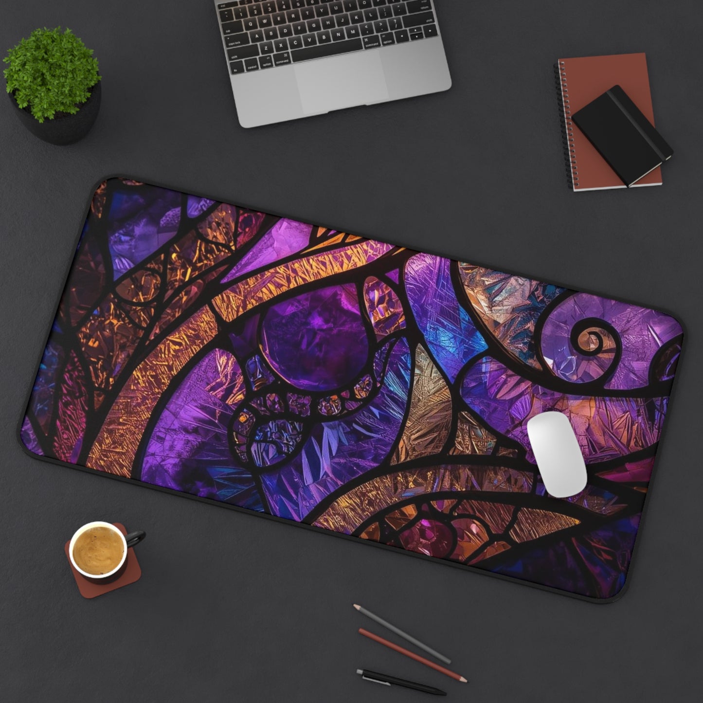 Moonlit Violet Desk Mat