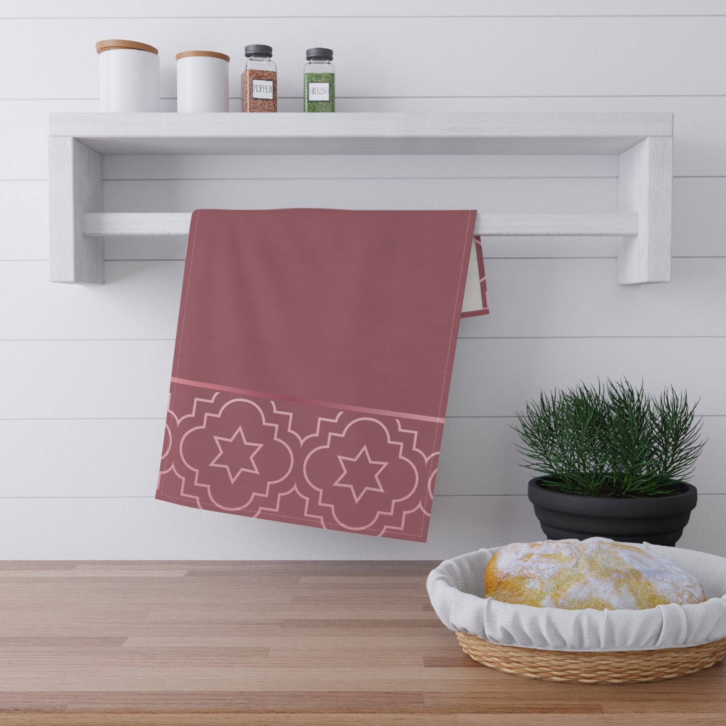 Blush of RoseTea Towels (cotton, poly)