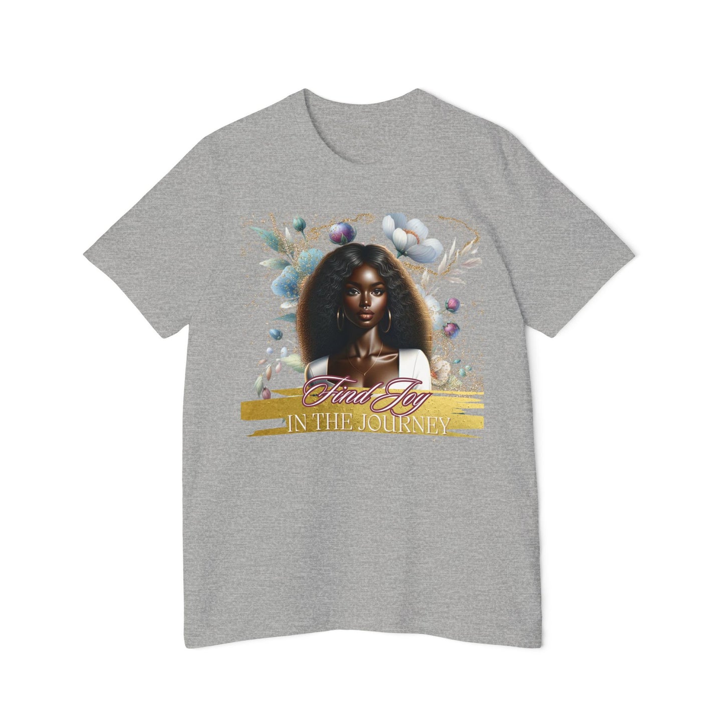 Portrait Graphic T-Shirt 'Find Joy in the Journey' Tee