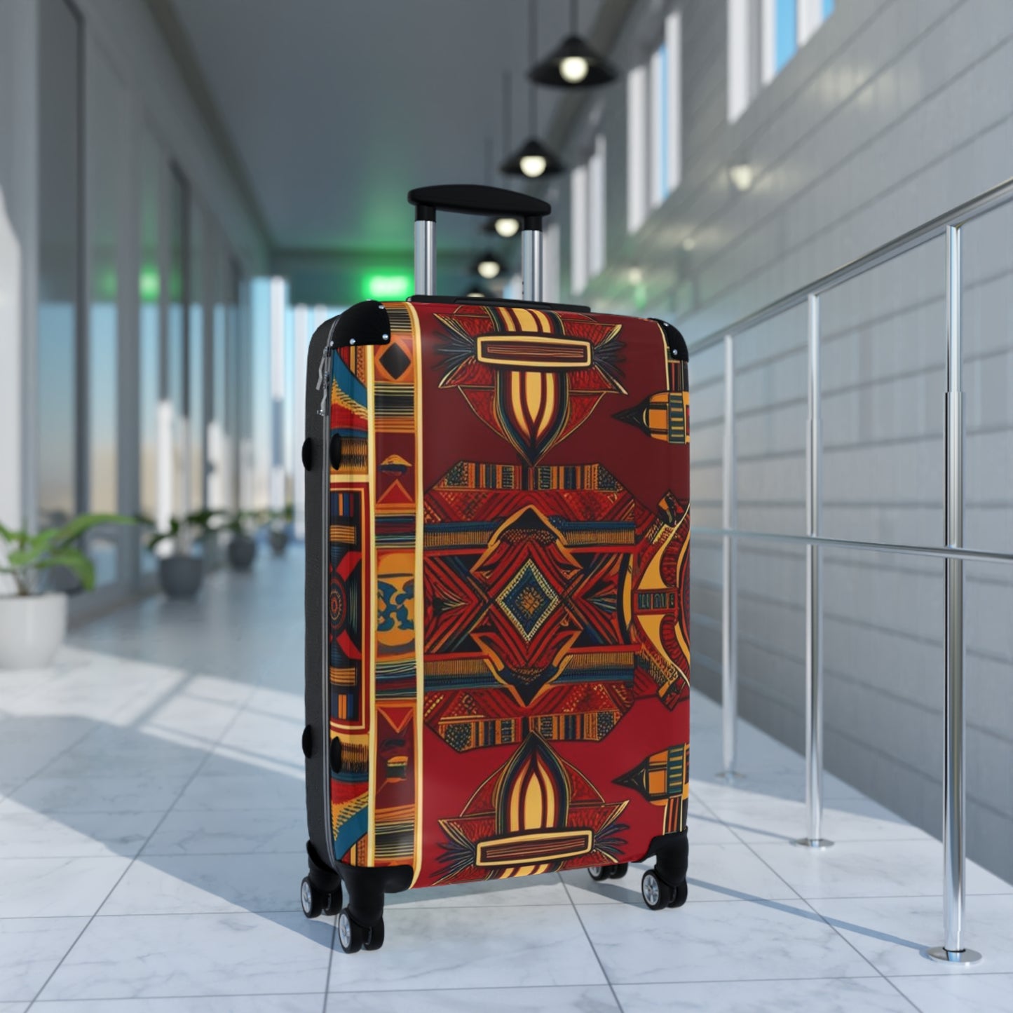 African Canvas 1 Suitcase