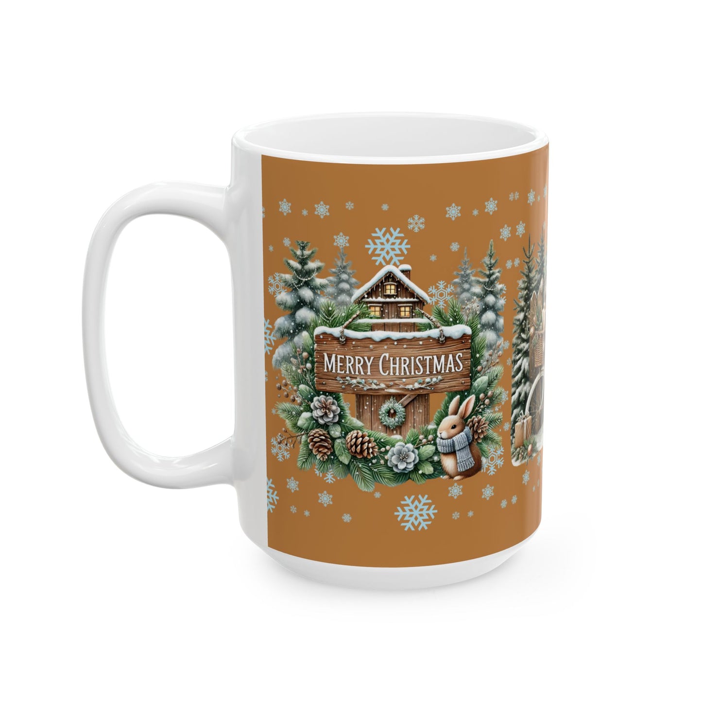 Merry Christmas 2 Ceramic Mug, (11oz, 15oz)