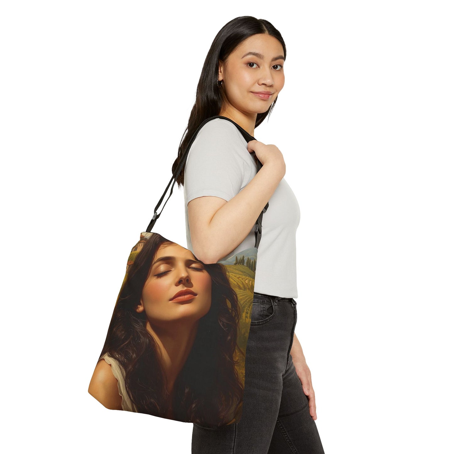 Sunrise in Tuscany Adjustable Tote Bag (AOP)