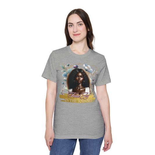 Portrait Graphic T-Shirt 'Find Joy in the Journey' Tee