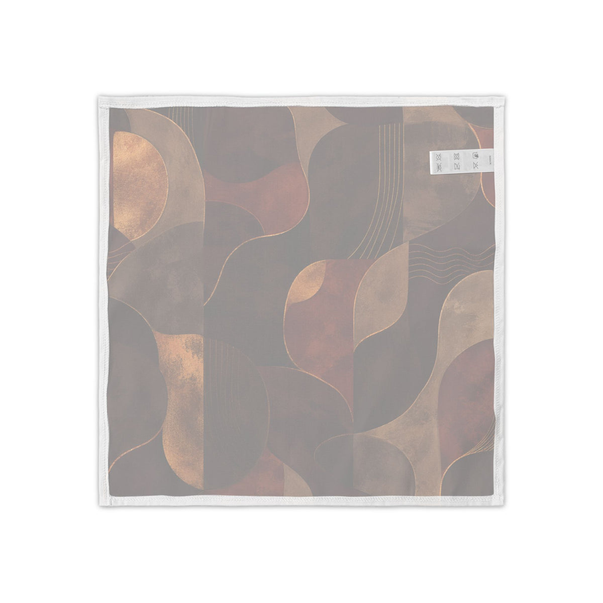 Ember & Earth Napkins (Set of 4) — Abstract Earth Tone Dinner Napkins