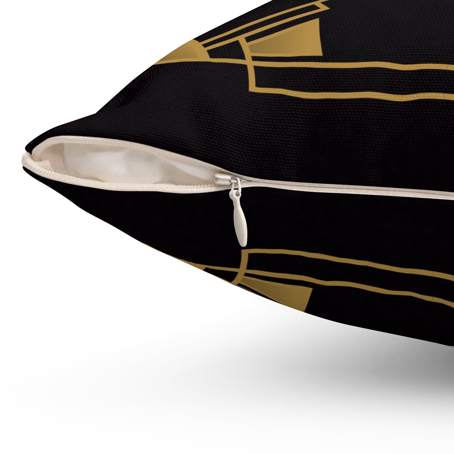 Midnight Luxe (Ebony) Spun Polyester Square Pillow