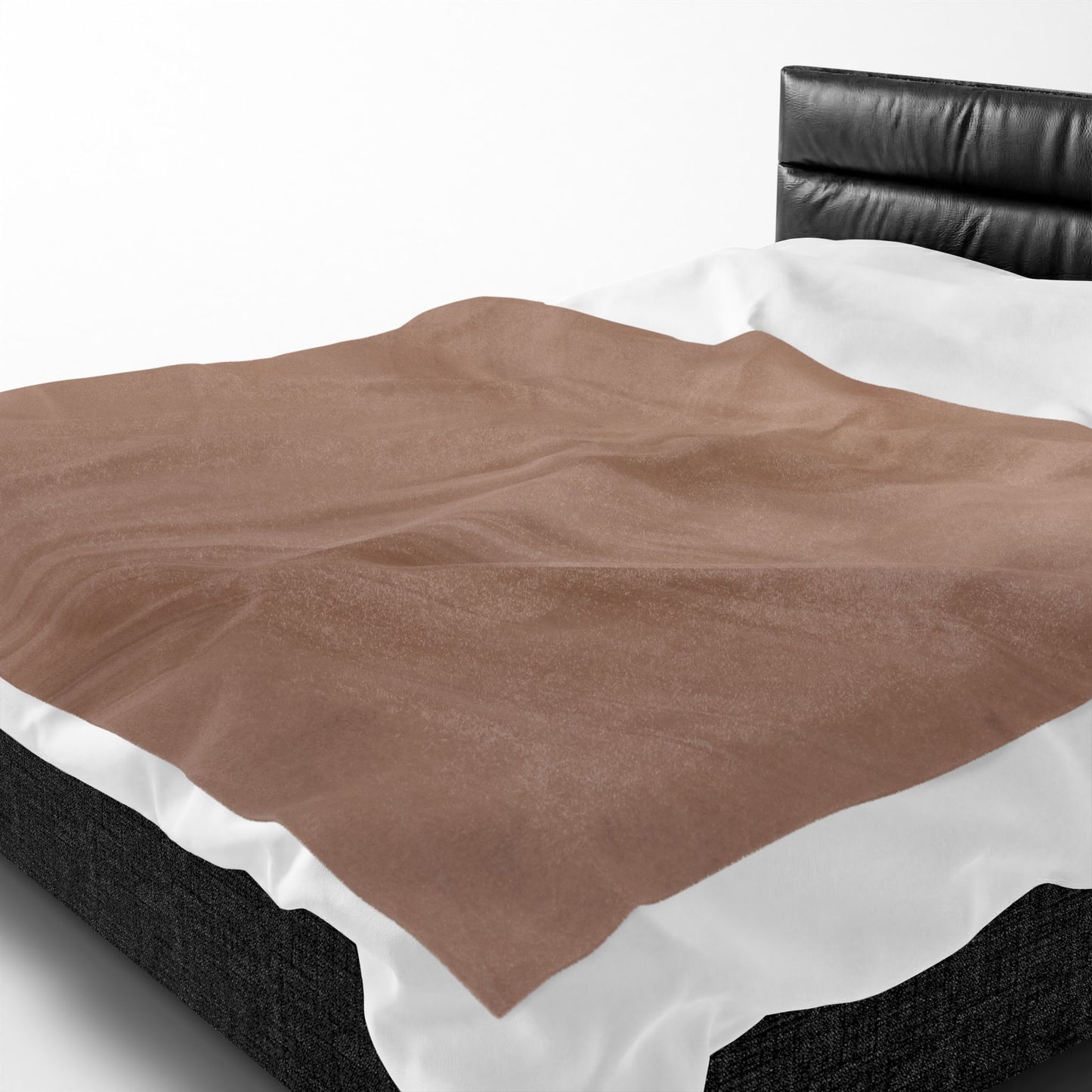 Mocha Bliss Velveteen Plush Blanket