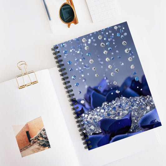 Crystal Rain Spiral Notebook - Ruled Line