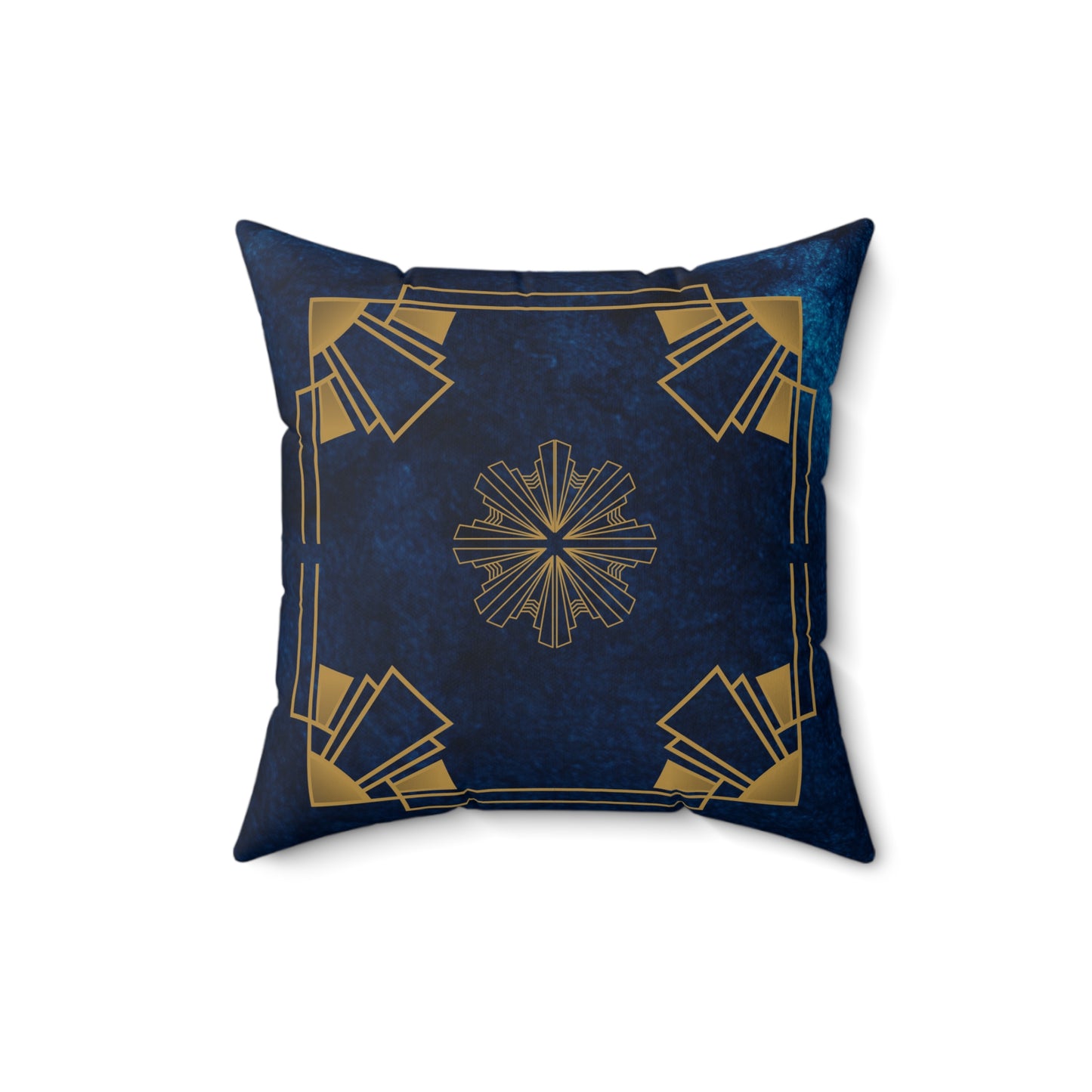 Midnight Luxe (Cobalt Blue) Spun Polyester Square Pillow