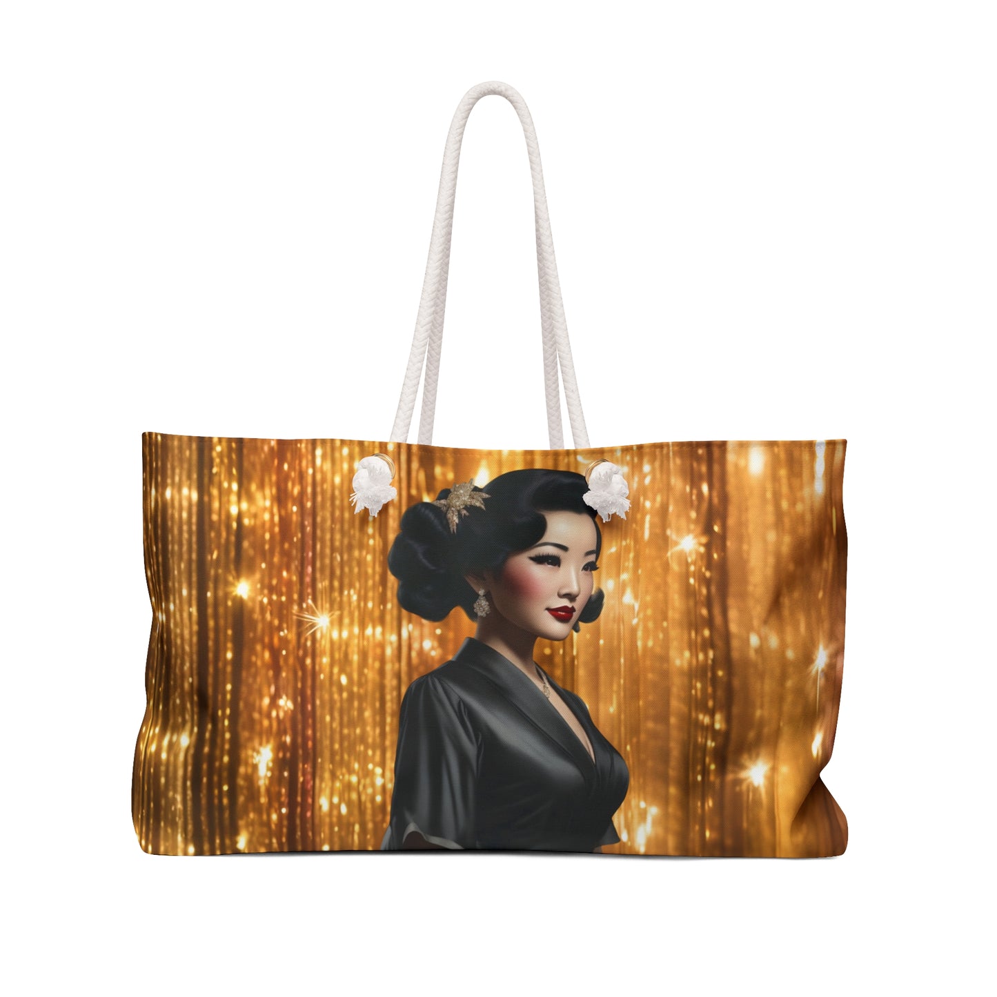 Retro Glam Girl "Keiko" Weekender Bag