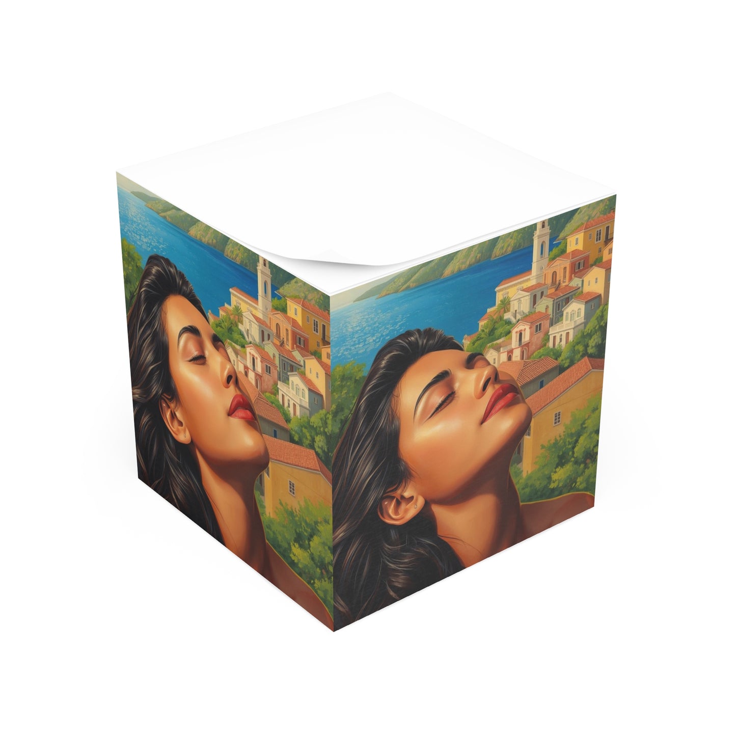 Sunrise in Puerto Rico Note Cube