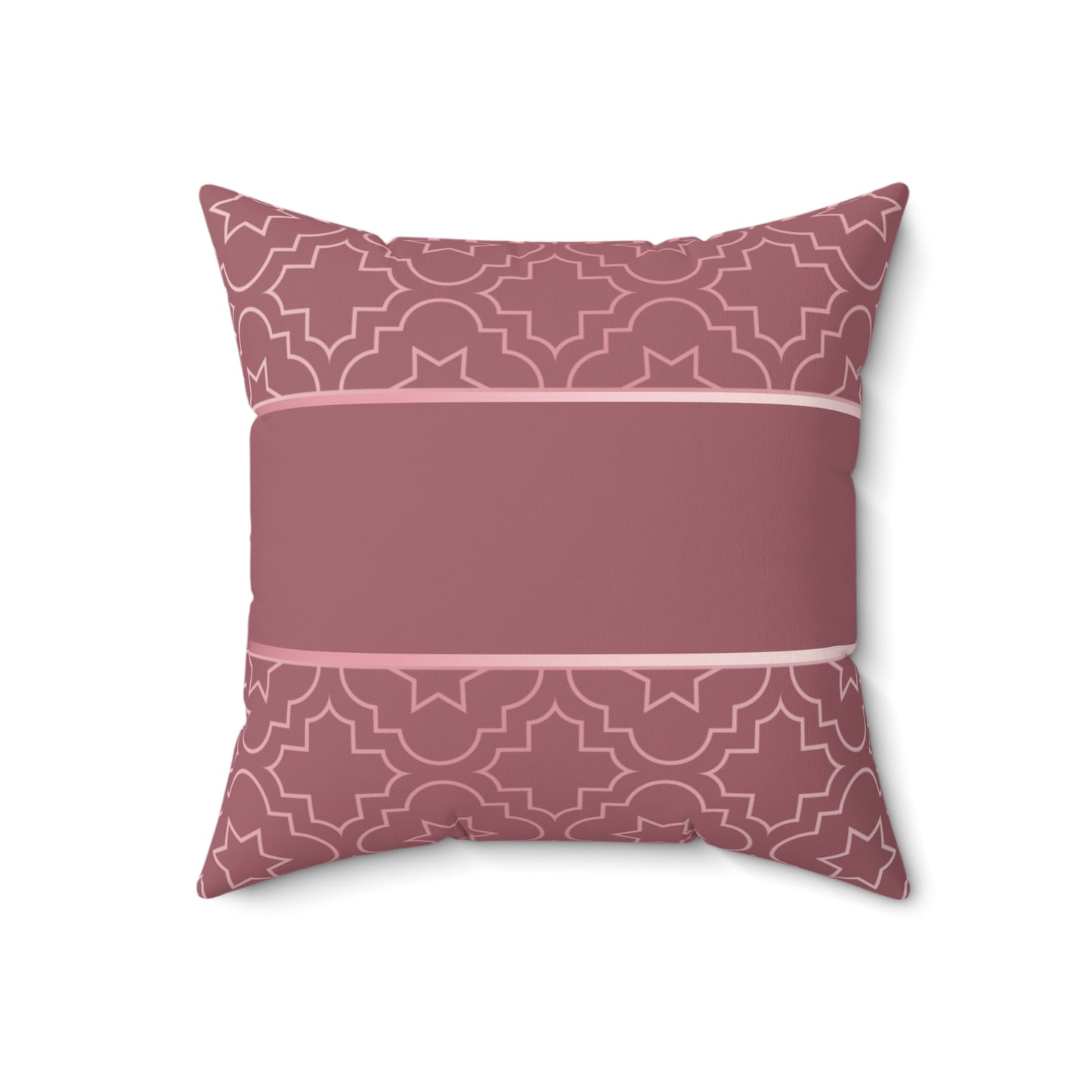 Blush of Rose Square Pillow