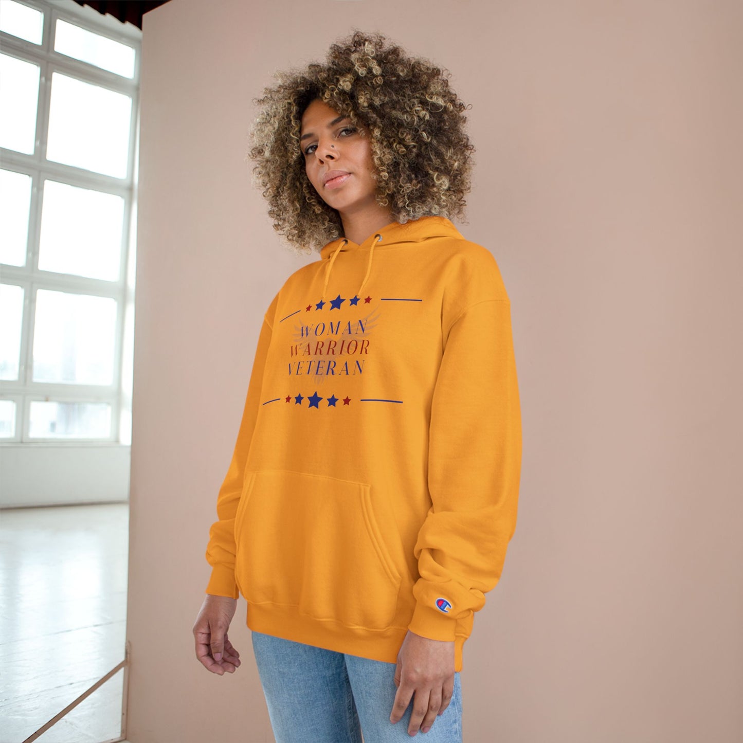 Woman, Warrior, Veteran Champion Hoodie