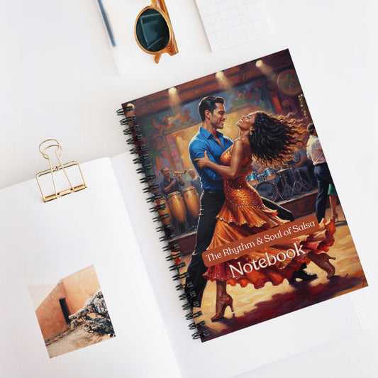 The Rhythm & Soul of Salsa Spiral Notebook - Ruled Line