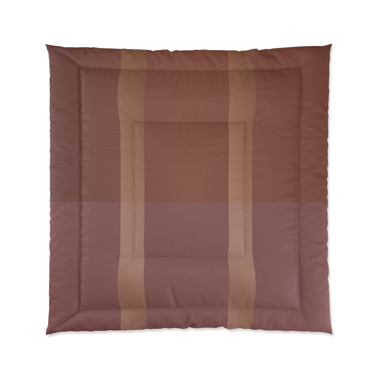 Down to Earthtone Stripe Comforter – Brown Cozy Plaid Bedding