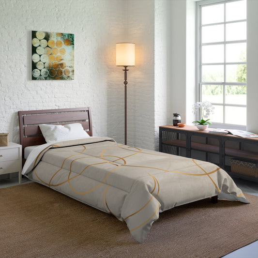 Golden Eclipse Comforter
