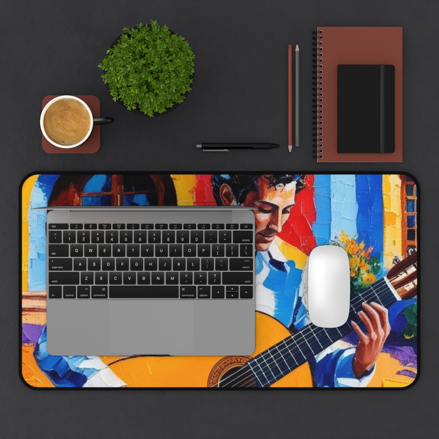 Spanish Guitar Desk Mat