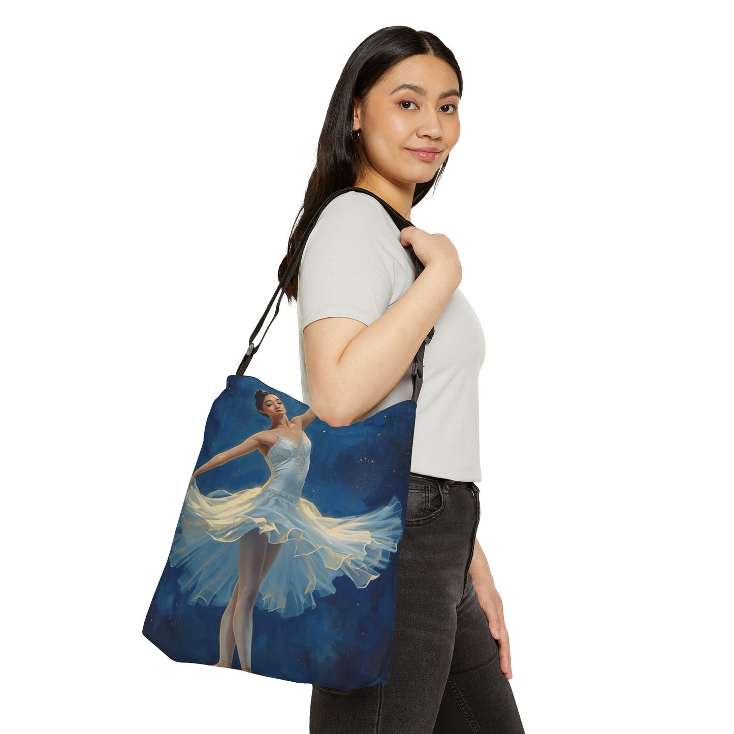 Dancing in the Stars 2 Adjustable Tote Bag (AOP)