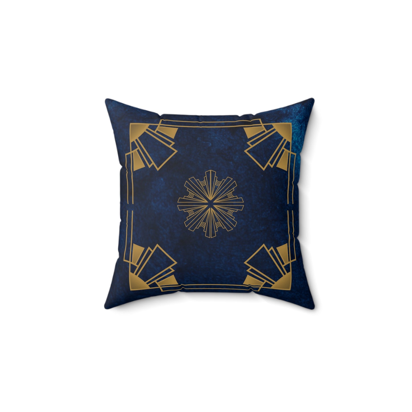 Midnight Luxe (Cobalt Blue) Spun Polyester Square Pillow