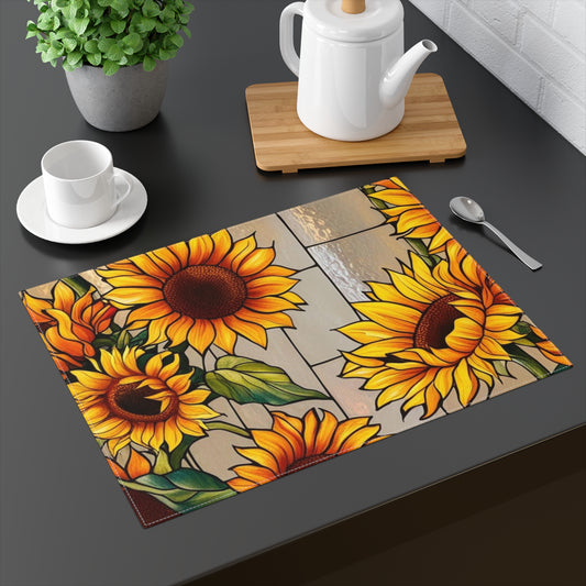 Rustic Sunflower Placemat, 1pc