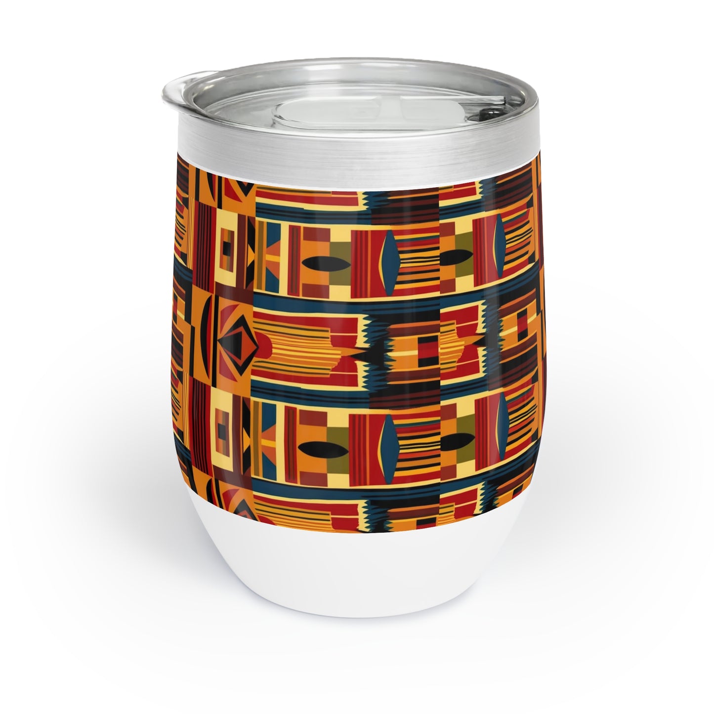 African Canvas 2 Chill Wine Tumbler