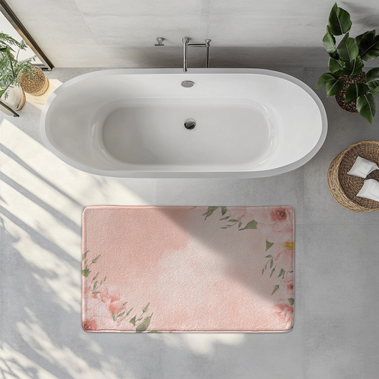 Peachy Keen Bath Mat