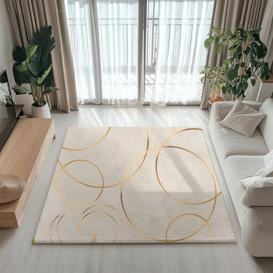Golden Eclipse Area Rugs