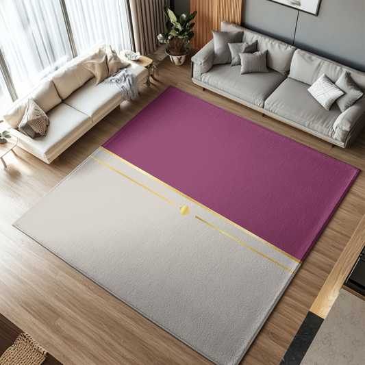 Fuchsia and Taupe Haven Area Rugs