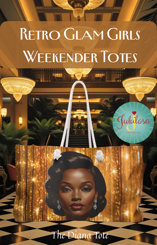 Retro Glam Girl "Diana" Weekender Bag