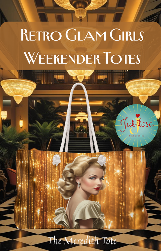 Retro Glam Girl "Meredith" Weekender Bag