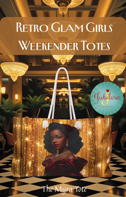 Retro Glam Girl "Myra" Weekender Bag