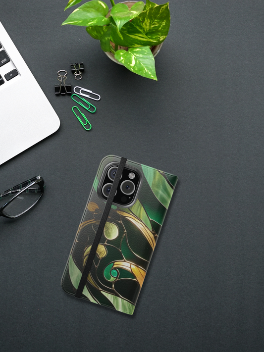 Emerald Reverie Flip Cases