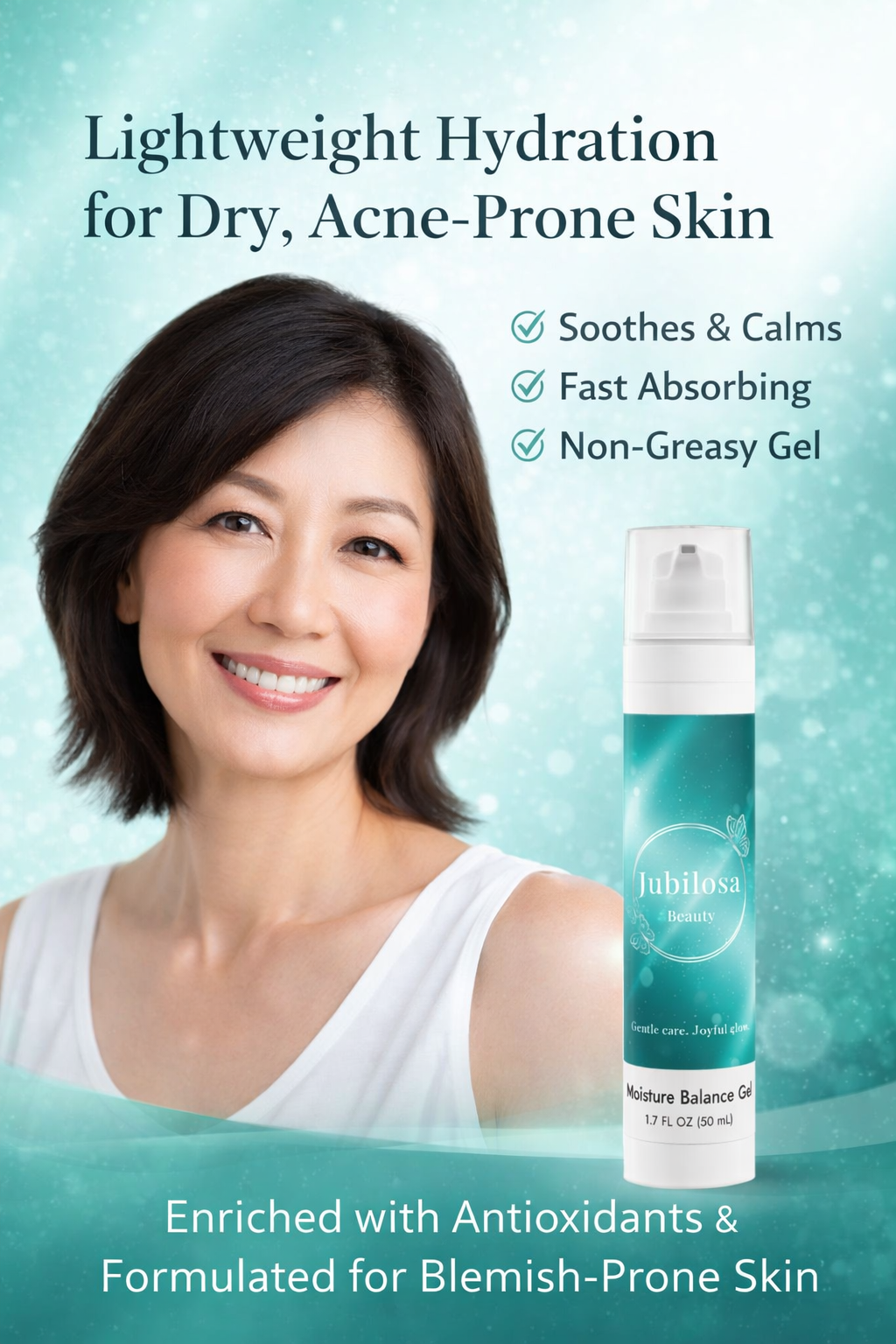 Jubilosa Beauty Moisture Balance Gel, 1.7oz