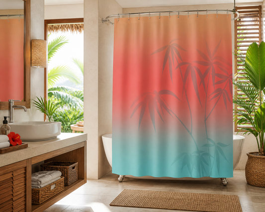 TropiCalm Retreat Shower Curtains