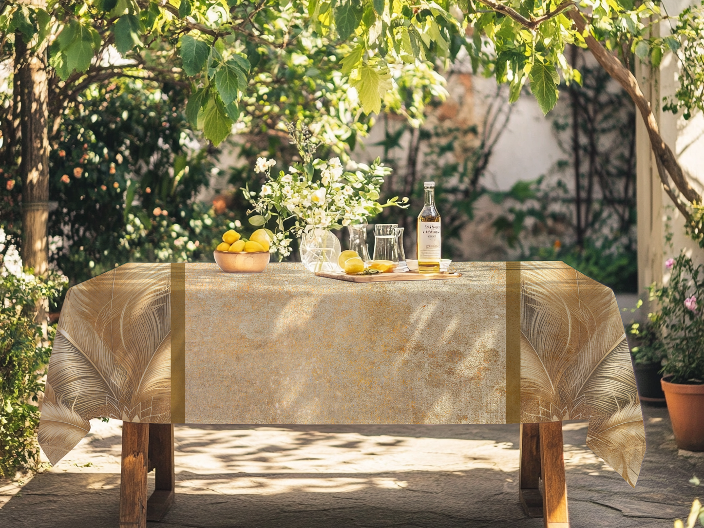 Fitzgerald Plume Tablecloth —