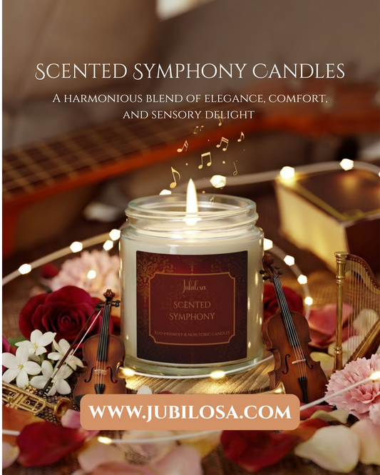 Scented Symphony Coconut Apricot Candle Collection (4oz, 9oz)