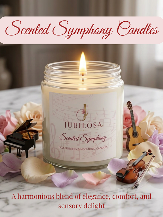Scented Symphony Coconut Apricot Candle Collection (4oz, 9oz)