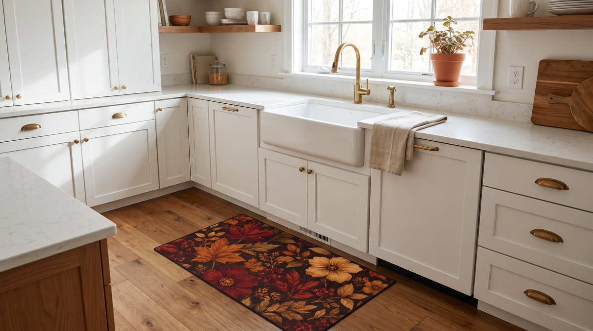 Rustic Fall Heavy Duty Floor Mat