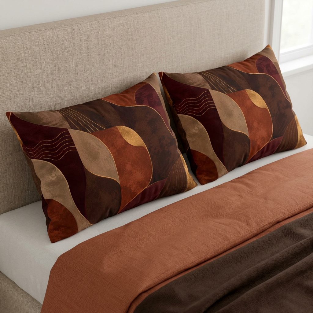 Ember & Earth Microfiber Pillow Cover