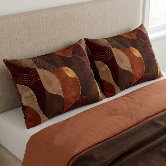 Ember & Earth Microfiber Pillow Cover
